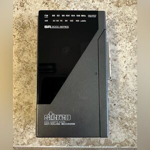 Vintage Sears Portable Cassette Tape Player AM/FM SR3000 Series